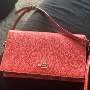 Coach Vibrant Red Crossbody Bag